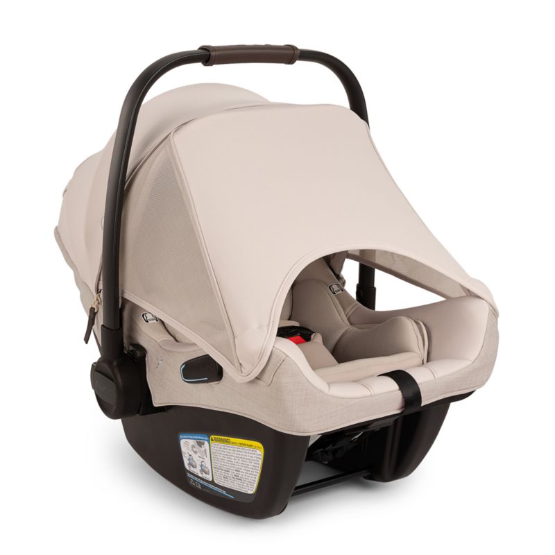 Nuna ® PIPA ™ aire rx Biscotti Brown Reclining Infant Car Seat + PIPA RELX Base - image 1 of 6