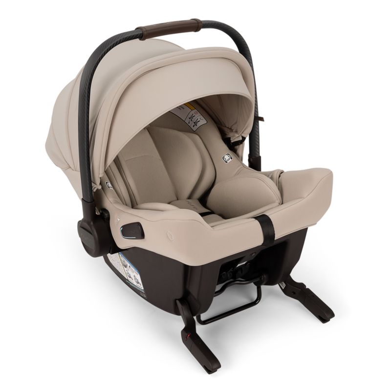 Nuna PIPA Urbn Biscotti Baseless Baby Car Seat + TRIV lx Next Stroller Travel System - image 5 of 8