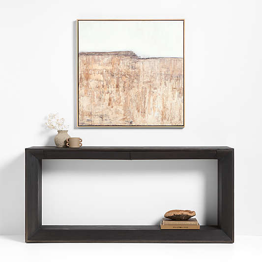 "Petra Falls" by Paul Meyer Framed Wall Art Print 40" x 40"