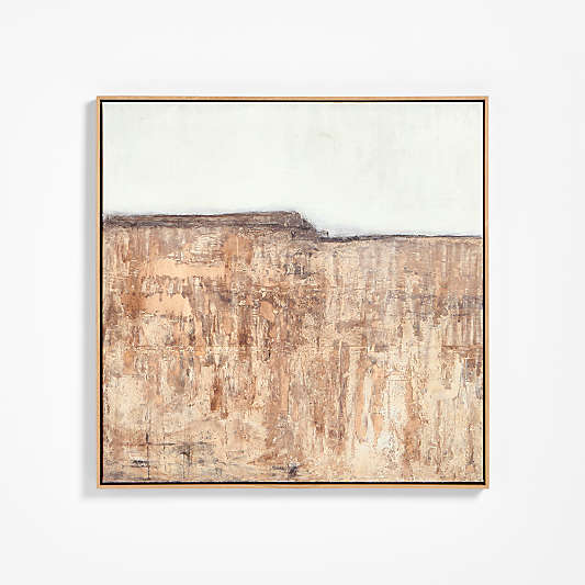 "Petra Falls" by Paul Meyer Framed Wall Art Print 40" x 40"