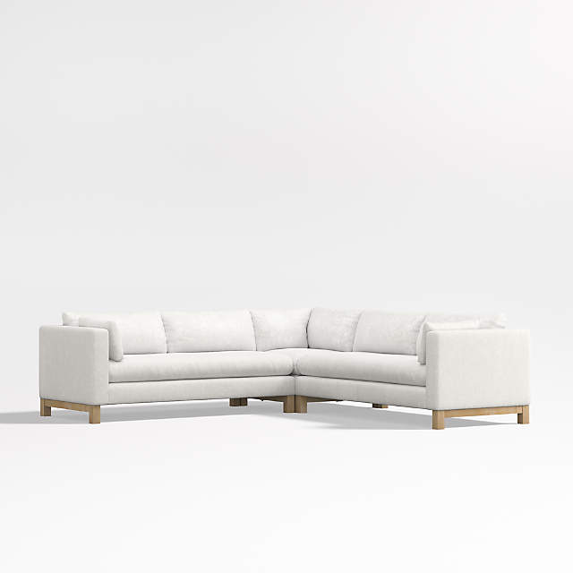 Pacific Bench 3 Piece L Shaped Sectional With Wood Legs Crate And Barrel - L Shaped Sectional Sleeper Sofa Pacific Bench 3 Piece L Shaped Sectional With Wood Legs Crate And Barrel - L Shaped Sectional Sleeper Sofa