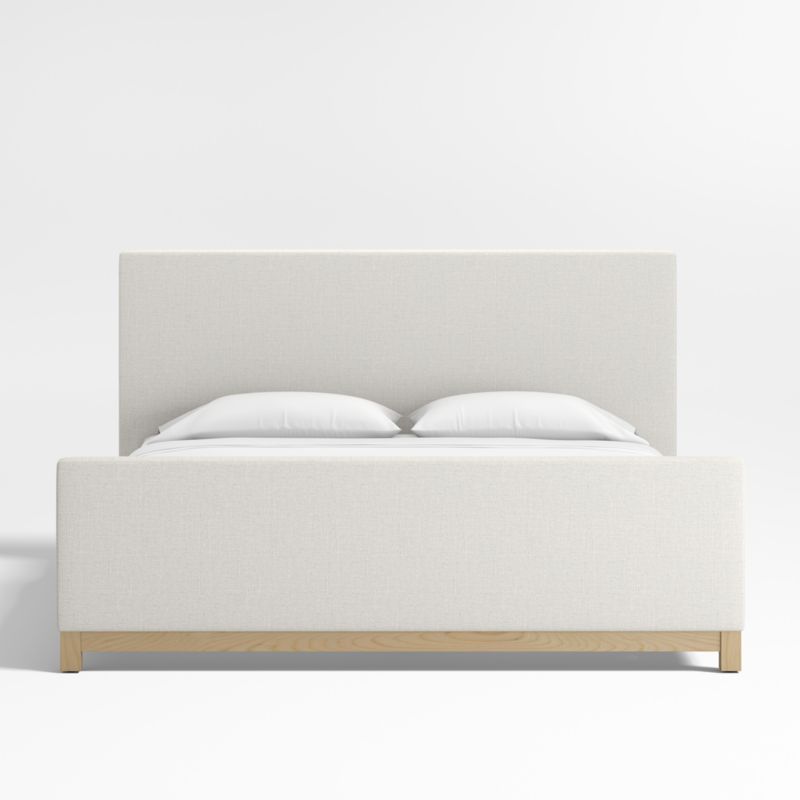 Pacific Ivory Upholstered King Bed - image 0 of 12