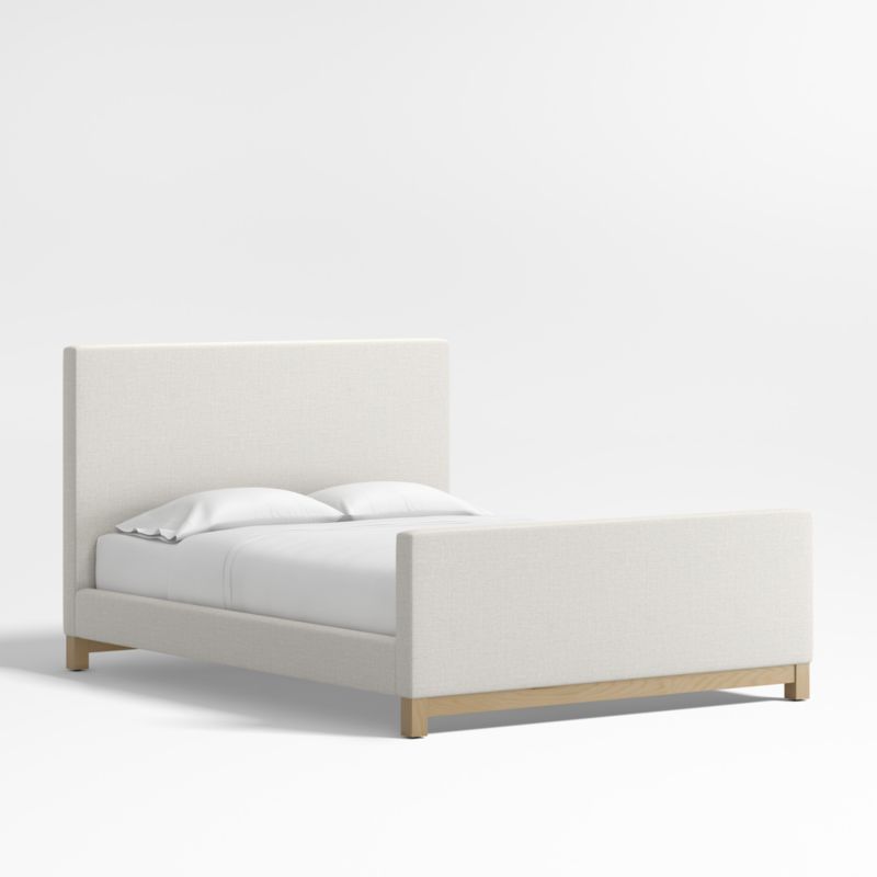 Pacific Ivory Upholstered Queen Bed - image 9 of 11