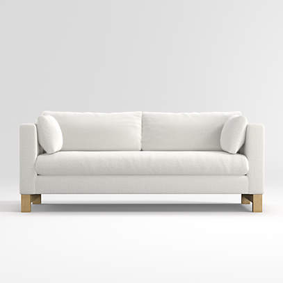 Track Arm Sofa with Wood Legs | Crate & Barrel