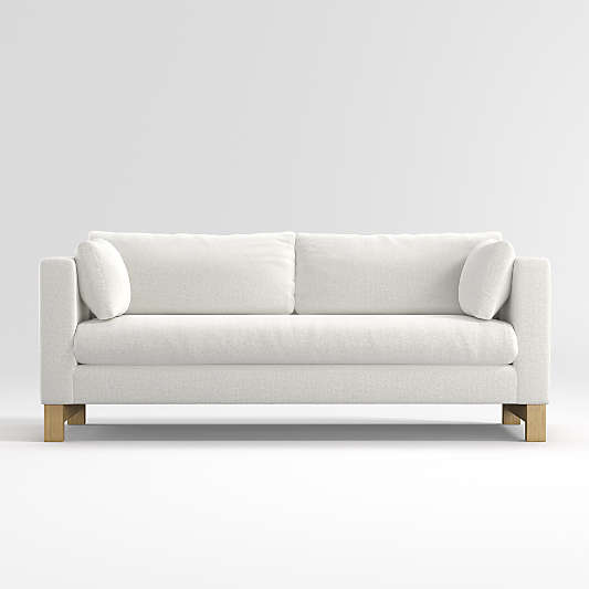 Pacific Track Arm Sofa with Wood Legs
