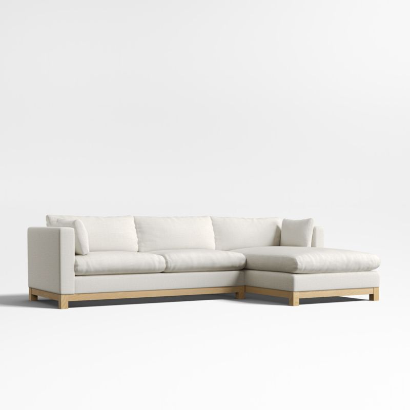 Pacific Wood 2-Piece Chaise Sectional Sofa - image 6 of 10