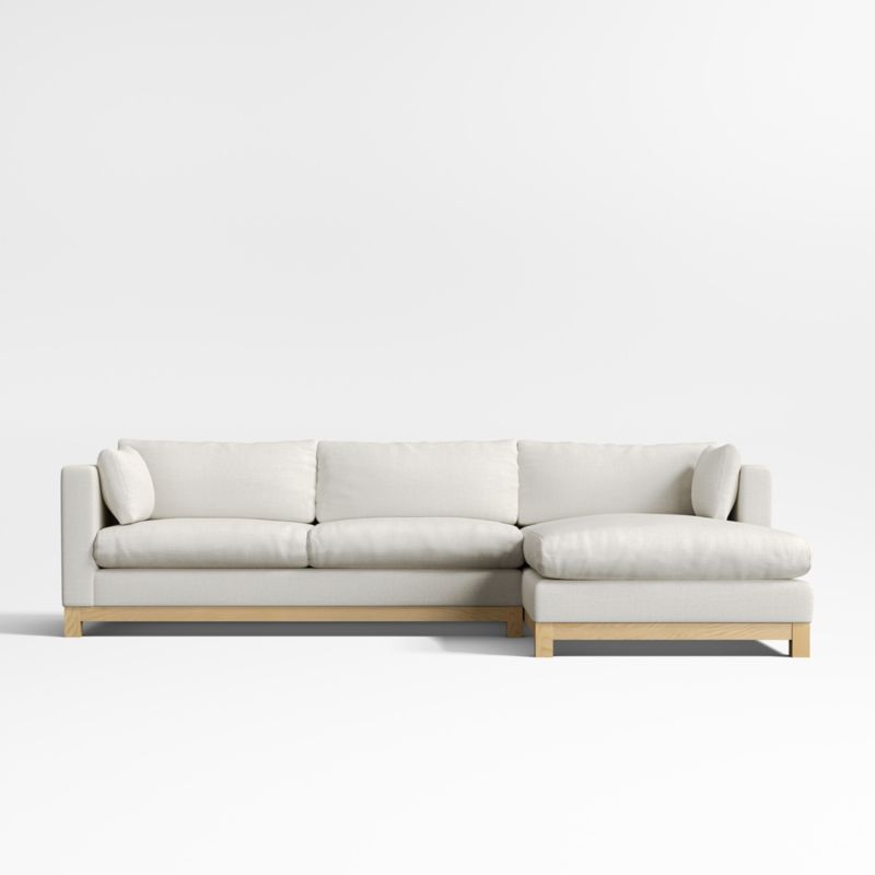 Pacific Wood 2-Piece Chaise Sectional Sofa - image 0 of 10