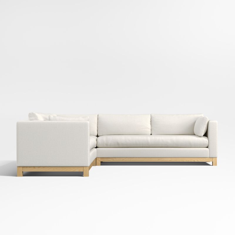 Pacific Wood Bench Seat 3-Piece Corner Sectional Sofa - image 6 of 9