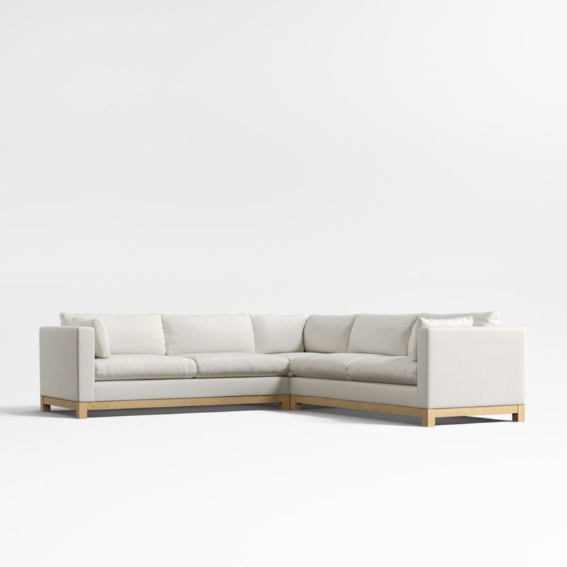 Pacific Wood 3-Piece Corner Sectional Sofa - image 0 of 11