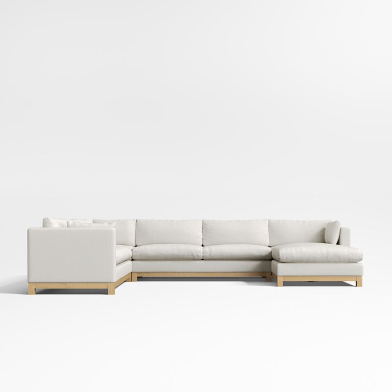 Pacific Wood 4-Piece L-Shaped Sectional Sofa - image 6 of 9