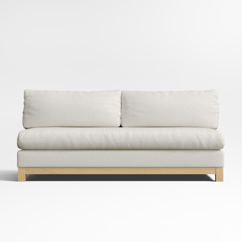Pacific Wood Bench Armless Sofa