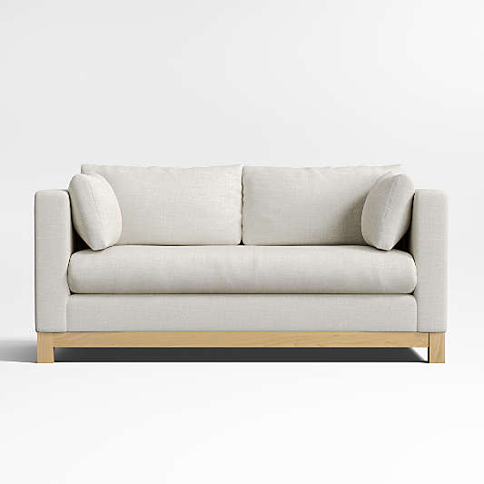 Pacific Wood Base 66" Bench Apartment Sofa