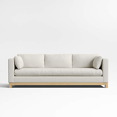 Pacific Wood Base 103" Bench Grande Sofa