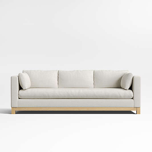Pacific Wood Base 103" Bench Grande Sofa