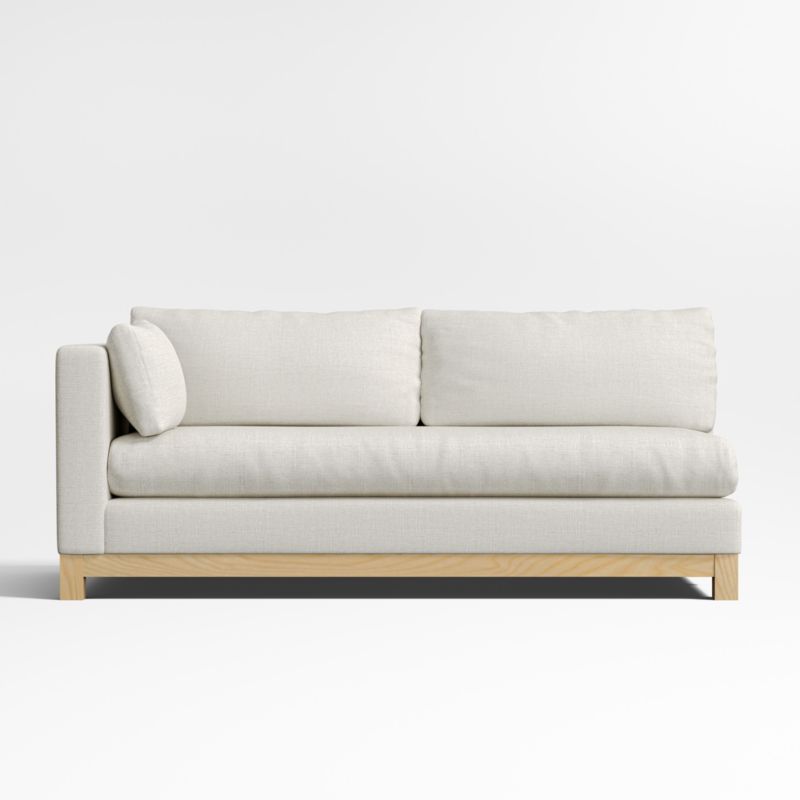 Pacific Wood Bench Left-Arm Sofa