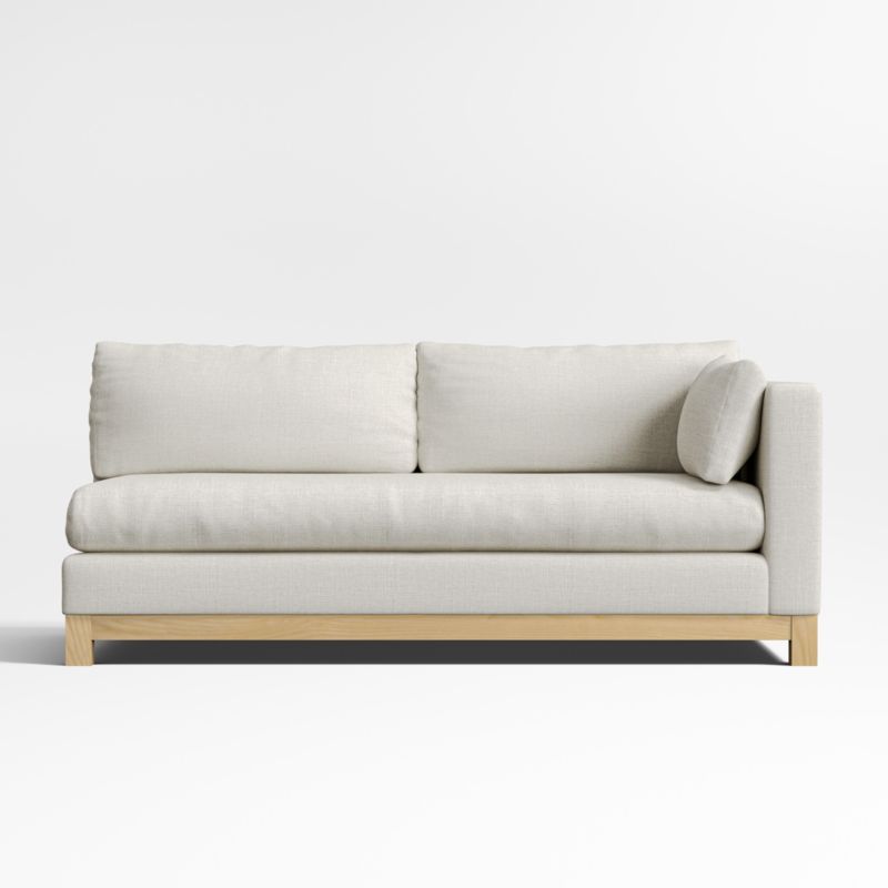 Pacific Wood Bench Right-Arm Sofa