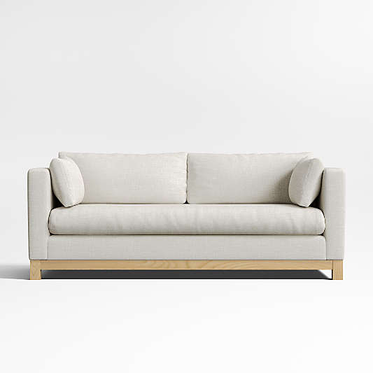 Pacific Wood Base 66" Bench Apartment Sofa