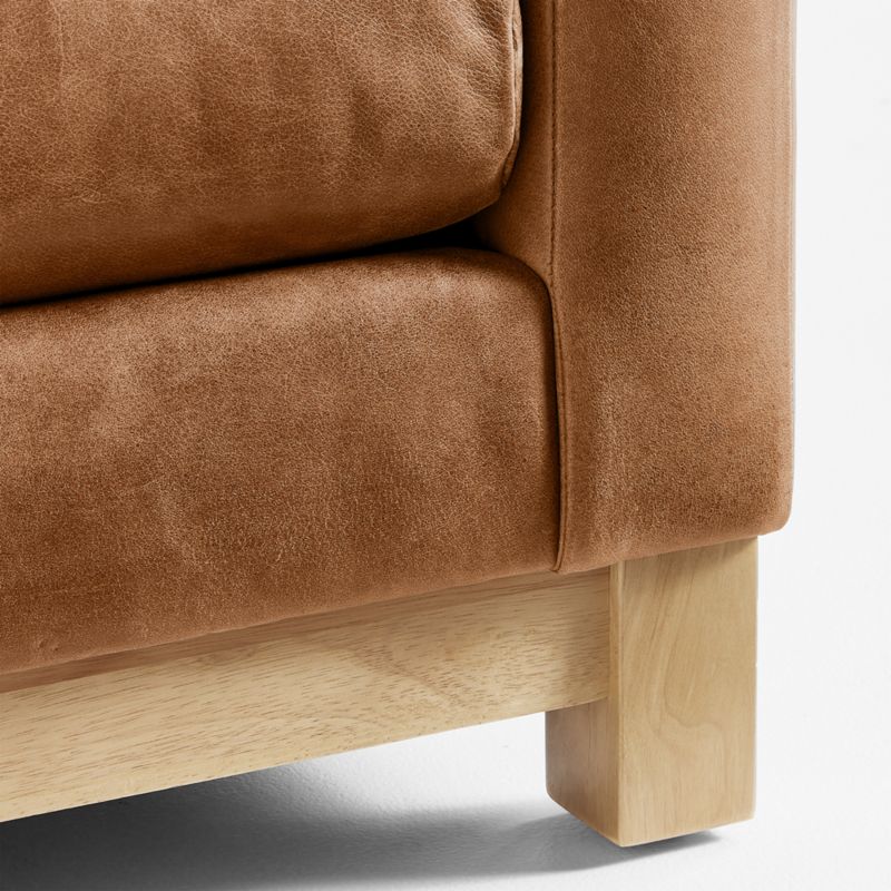 Pacific Wood Leather Chair - image 7 of 8