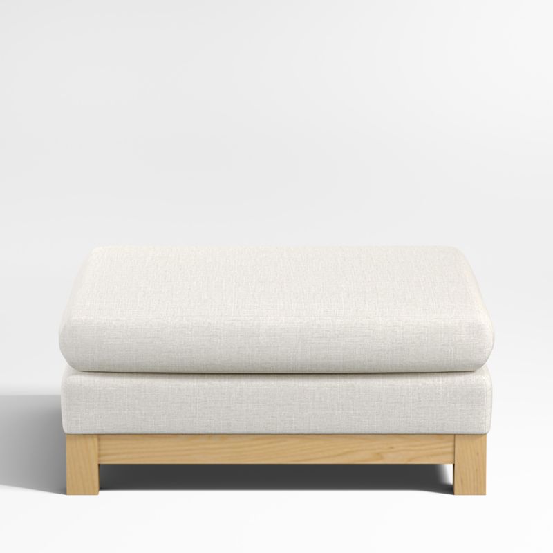 Pacific Wood Ottoman - image 6 of 6