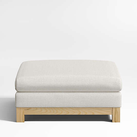 Pacific Wood Ottoman