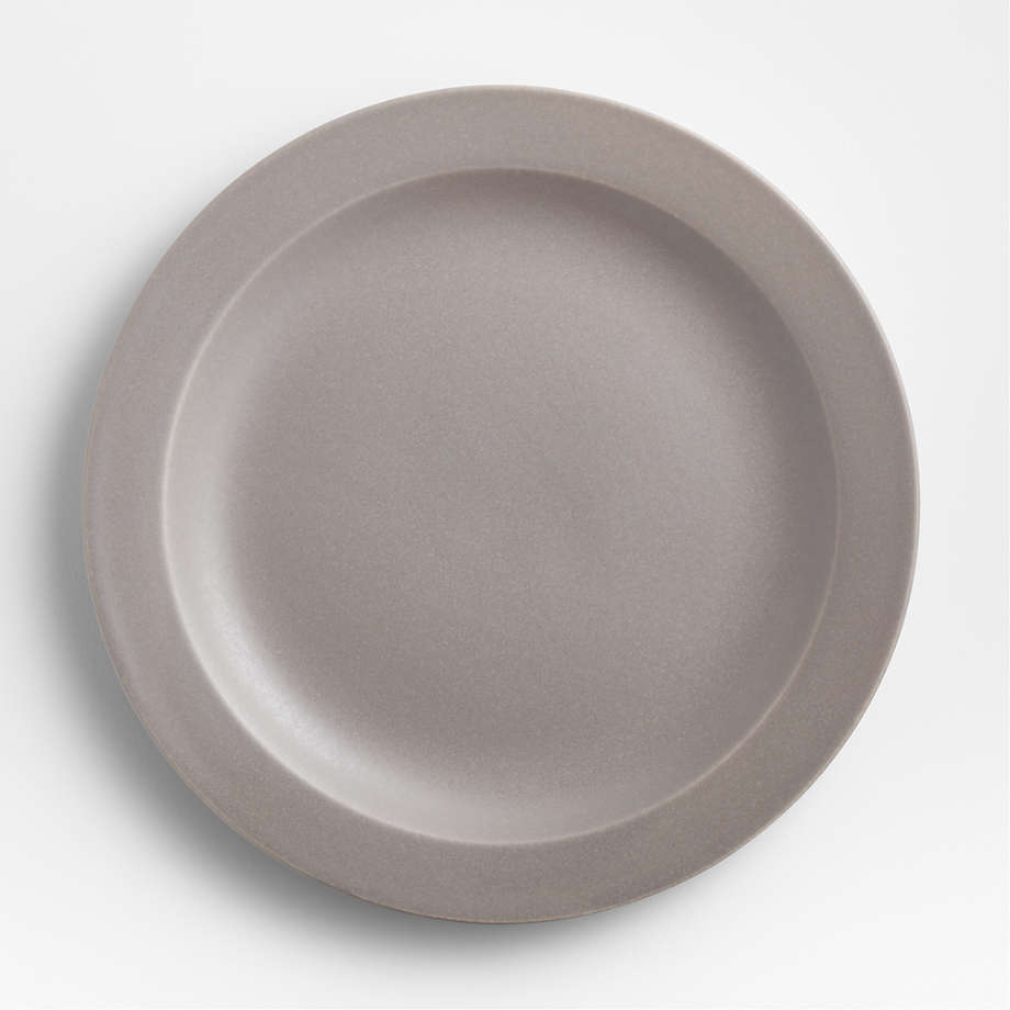 Paige Grey Dinner Plate + Reviews Crate & Barrel