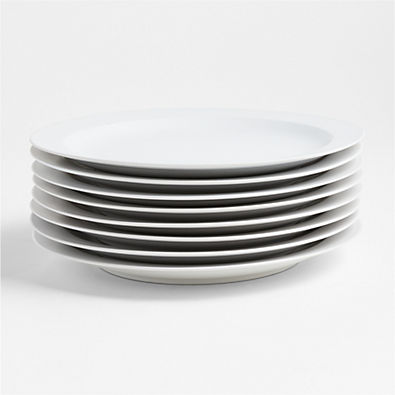 View Paige White Dinner Plates, Set of 8 details