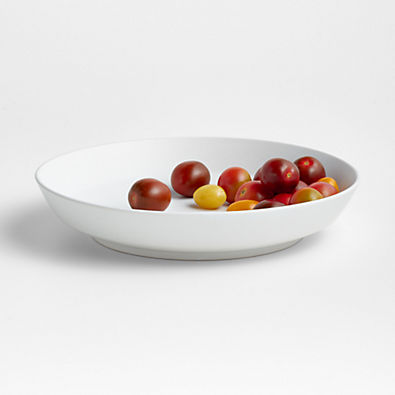 View Paige White Low Bowl details