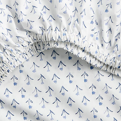 Painted Pasture 100% Organic Cotton Baby Crib Fitted Sheet