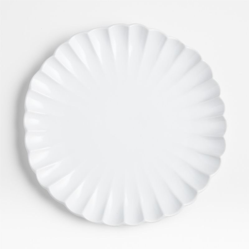 Palermo Scallop Stoneware Dinner Plate