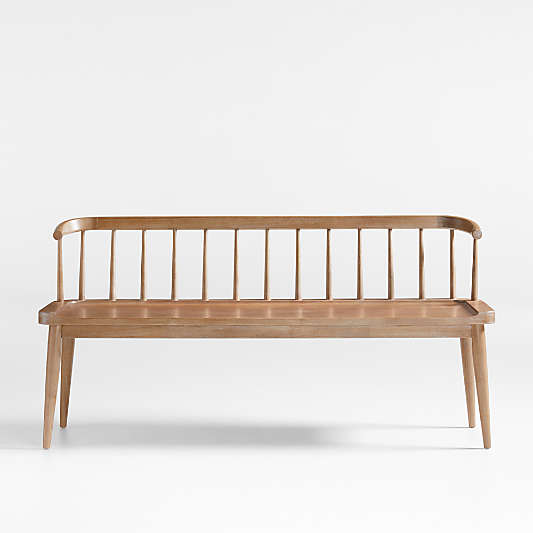 Wood Dining Benches Crate & Barrel Canada