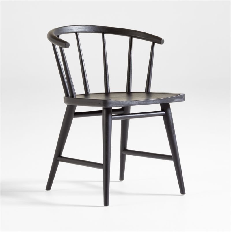 Pali Black Hardwood Dining Chair - image 4 of 6