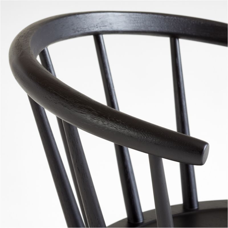 Pali Black Hardwood Dining Chair - image 5 of 6