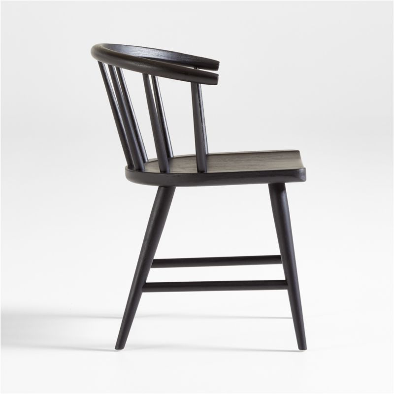 Pali Black Hardwood Dining Chair - image 3 of 6