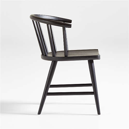 Pali Black Hardwood Dining Chair