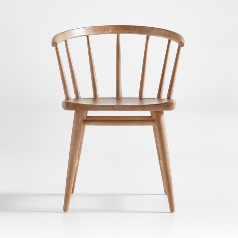 Pali Light Brown Wood Dining Chair + Reviews | Crate & Barrel Canada