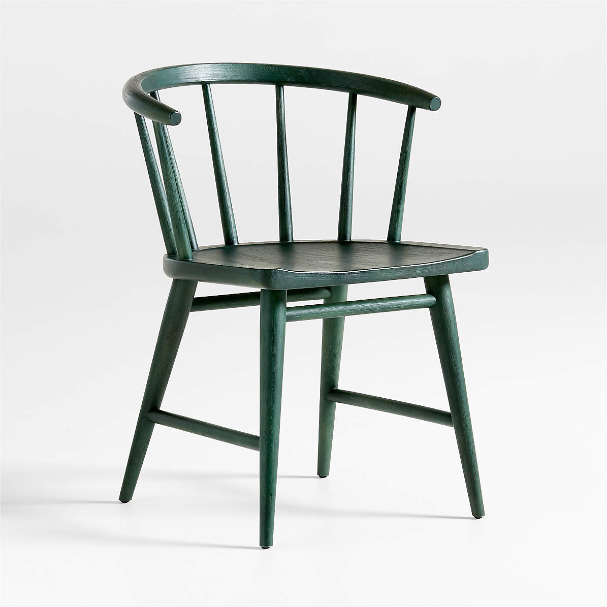 Pali Green Wood Dining Arm Chair Reviews Crate Barrel