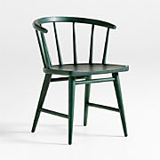 Pali Green Wood Dining Arm Chair