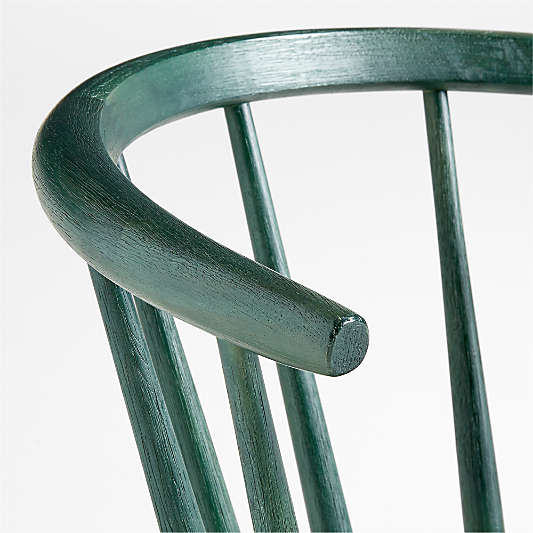 Pali Green Wood Dining Chair