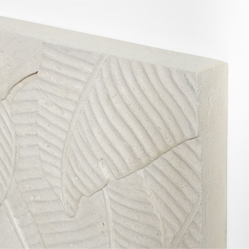 Palm White Ceramic Tile Wall Art - image 3 of 4