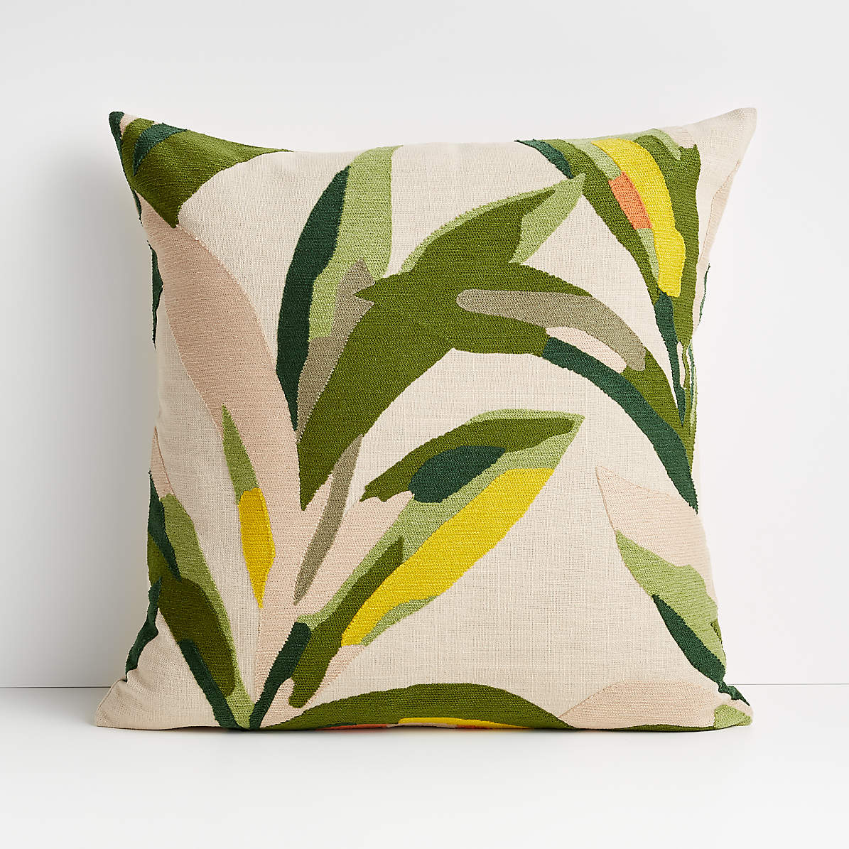 leaf pillow cover