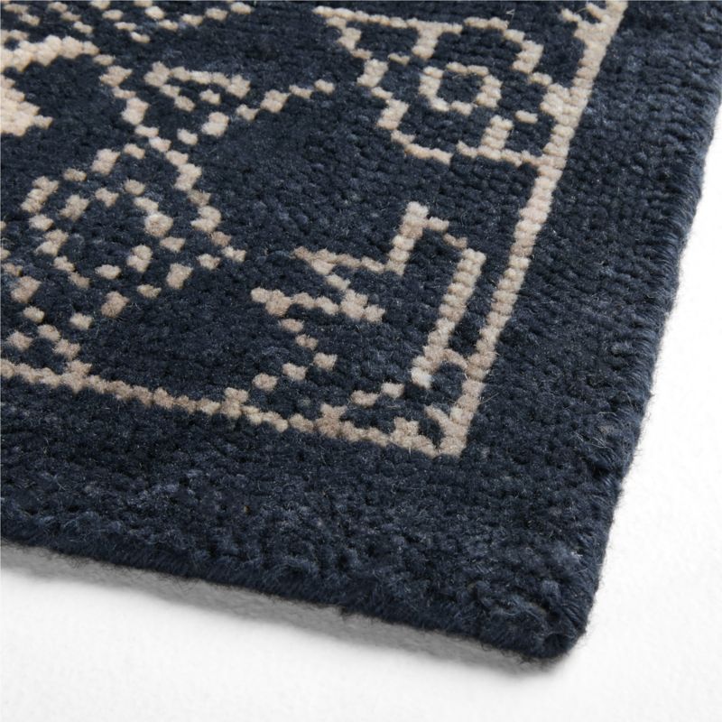 Palma Wool Royal Blue Area Rug 6'x9' - image 2 of 4