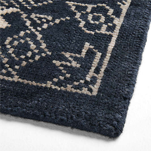 Palma Wool Royal Blue Area Rug 8'x10'