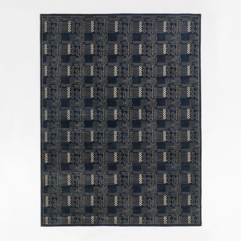 Palma Wool Royal Blue Area Rug 6'x9' - image 1 of 4