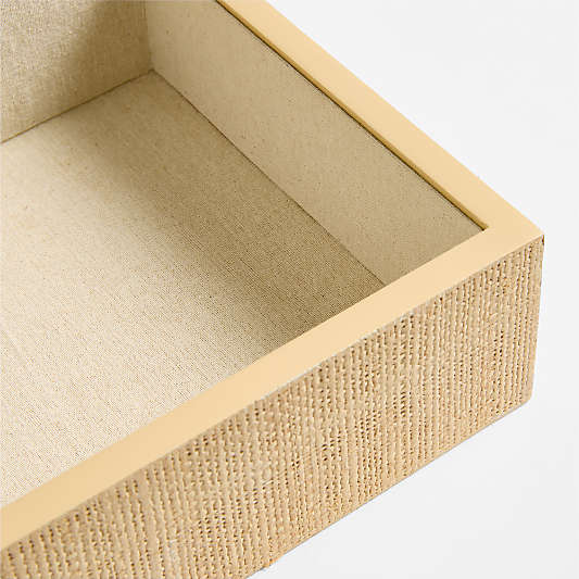 Palmer Raffia Large Decorative Storage Box