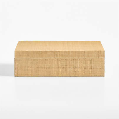 Palmer Raffia Large Decorative Storage Box