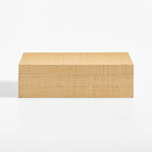 Palmer Raffia Large Decorative Storage Box