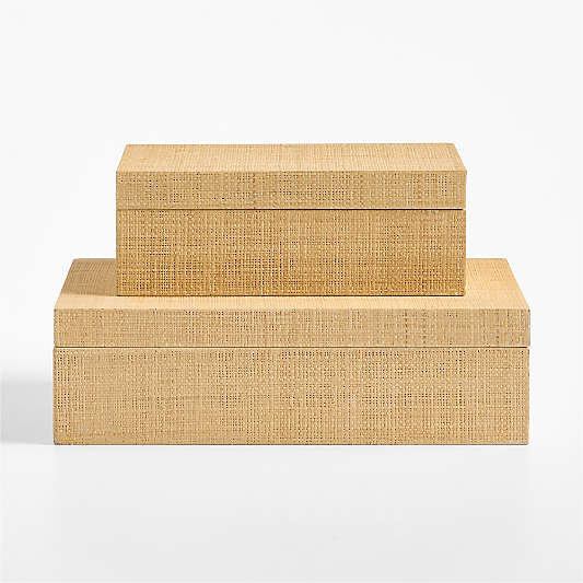 Palmer Raffia Decorative Storage Box