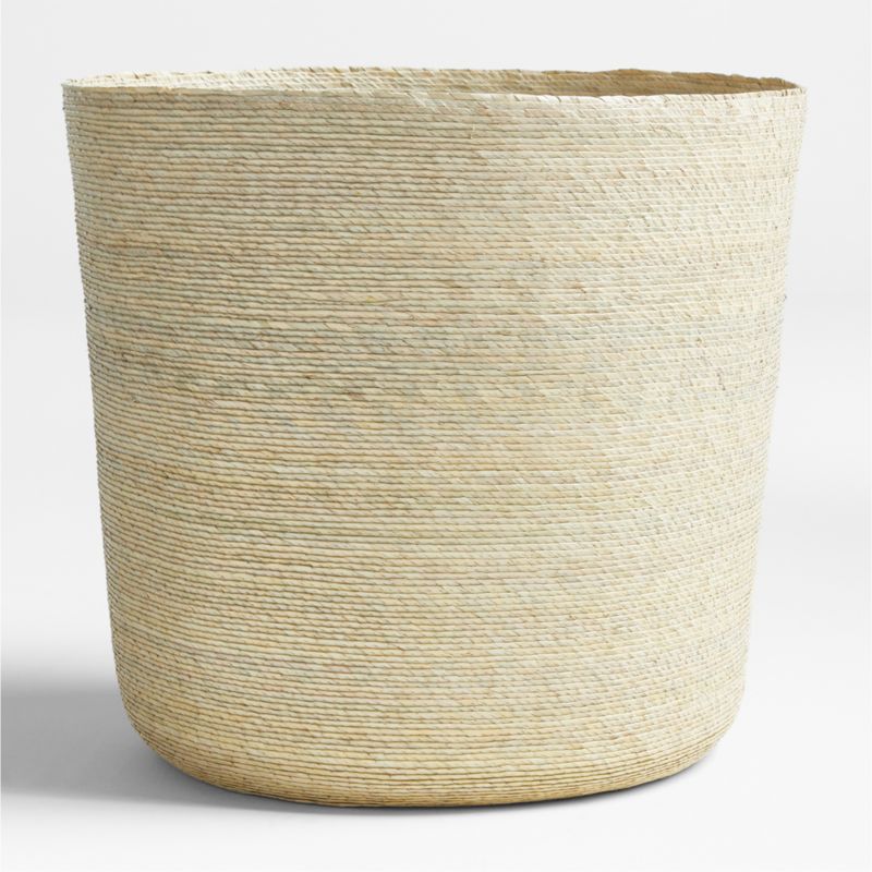 Palmera Large Woven Blanket Basket