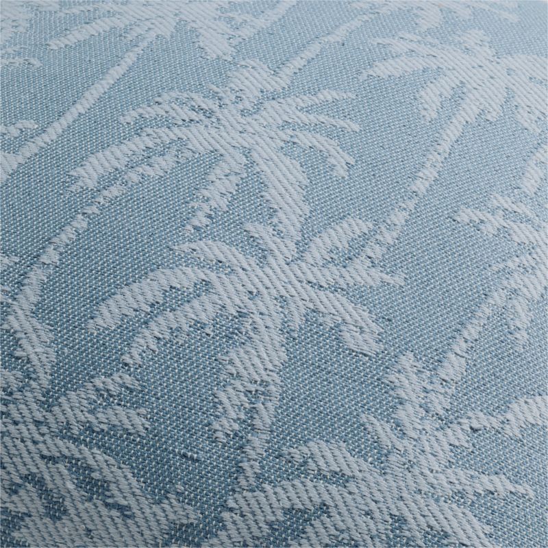 Palmyra Jacquard 23"x23" Bunbury Blue Indoor/Outdoor Throw Pillow - image 1 of 4
