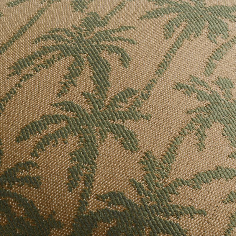 Palmyra Jacquard 23"x23" Sierra Tan Indoor/Outdoor Throw Pillow - image 1 of 5
